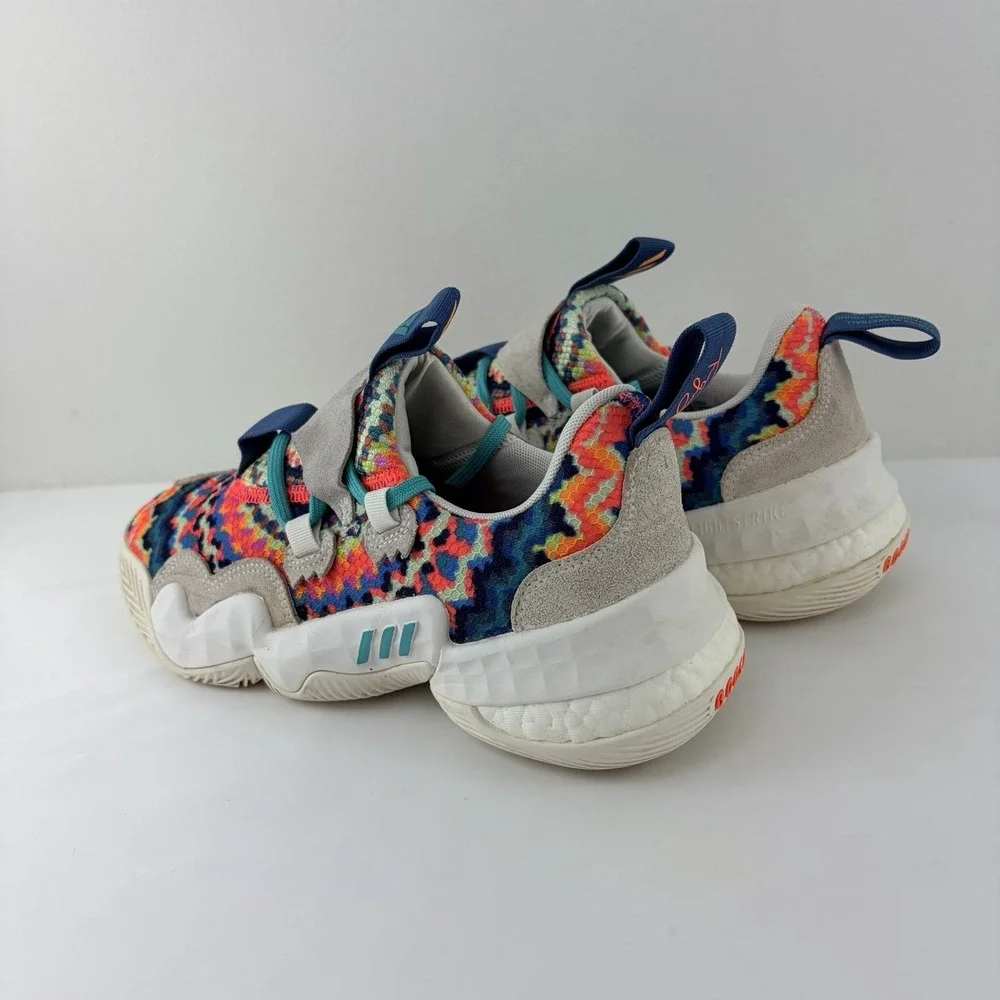 Adidas Trae Young 1 Men US 8 Multicolor Knit Basketball Shoes Sneakers